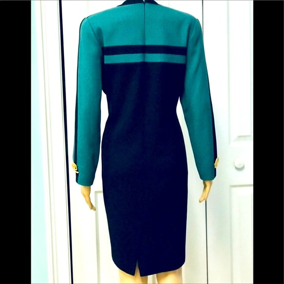 Vintage Steve fabrikant wool dress size 4 - Picture 2 of 8